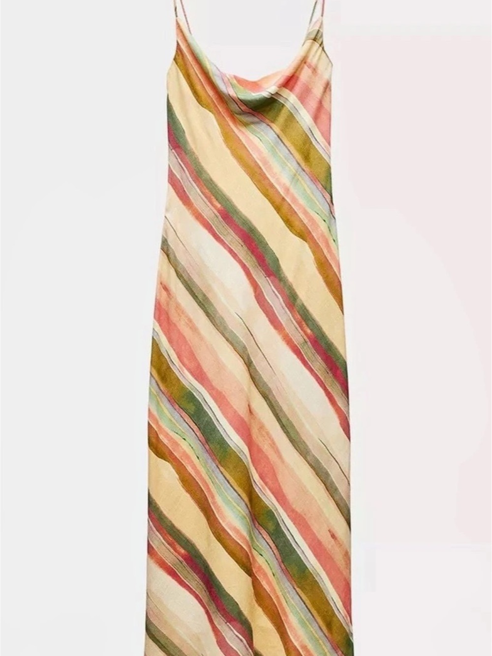 Zara Striped Maxi Dress in Multicolor Like New size small